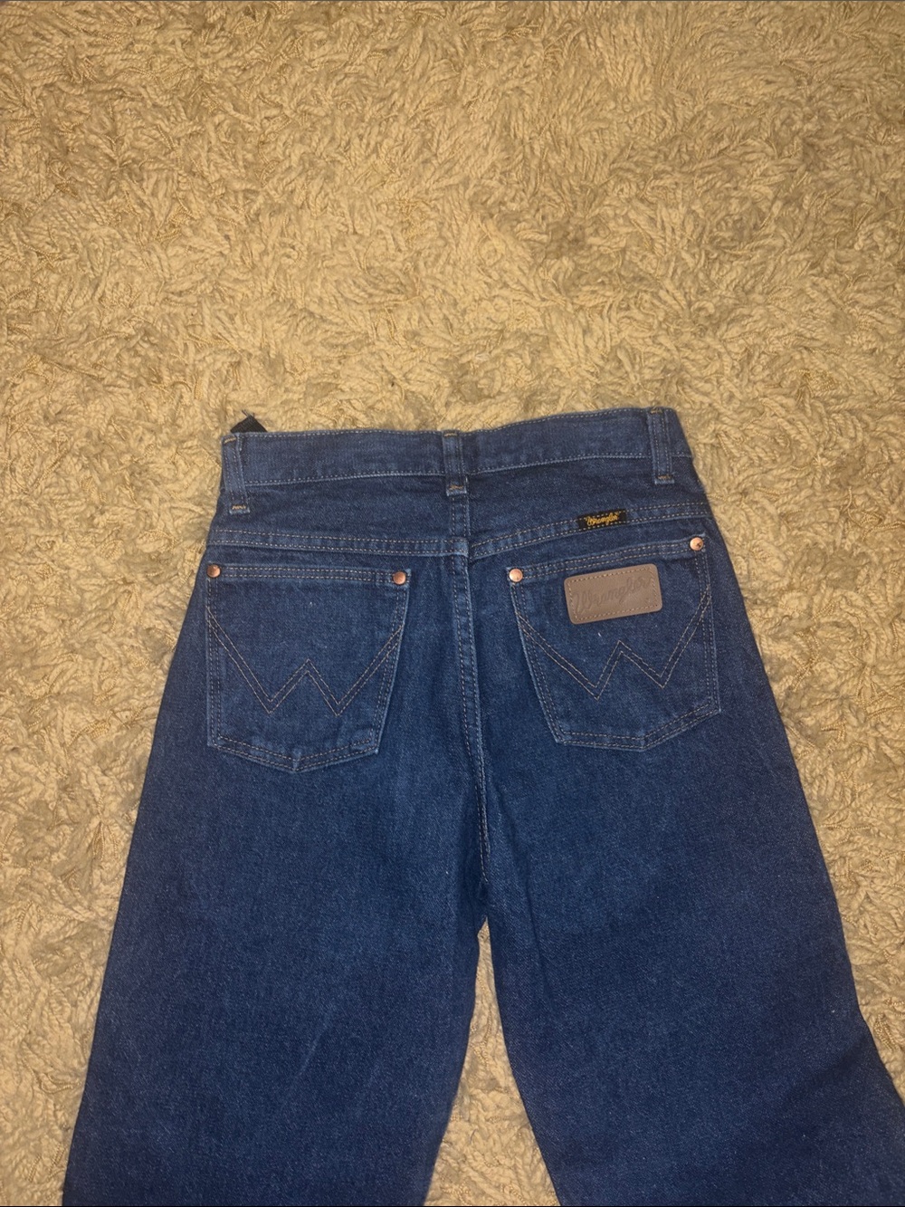 Wrangler Men's Dark Blue Relaxed Jeans